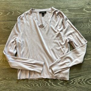 Banana Republic Lilac Lavender Light Purple Sweater Cashmere Blend S